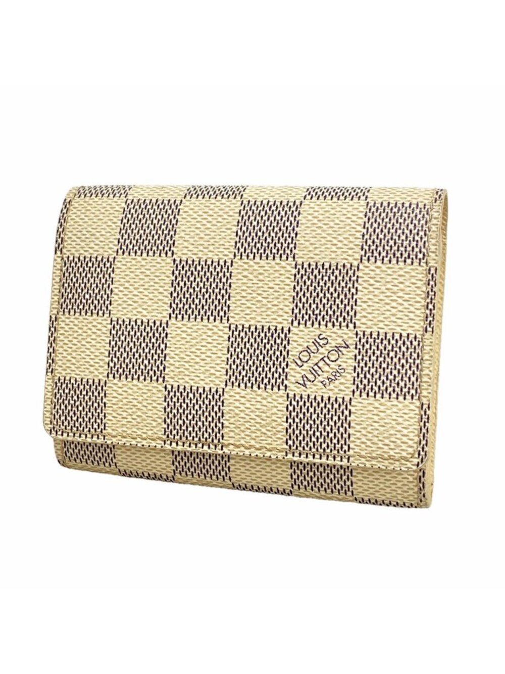 Louis Vuitton Business Card Case Damier Azur Envelope Holder White